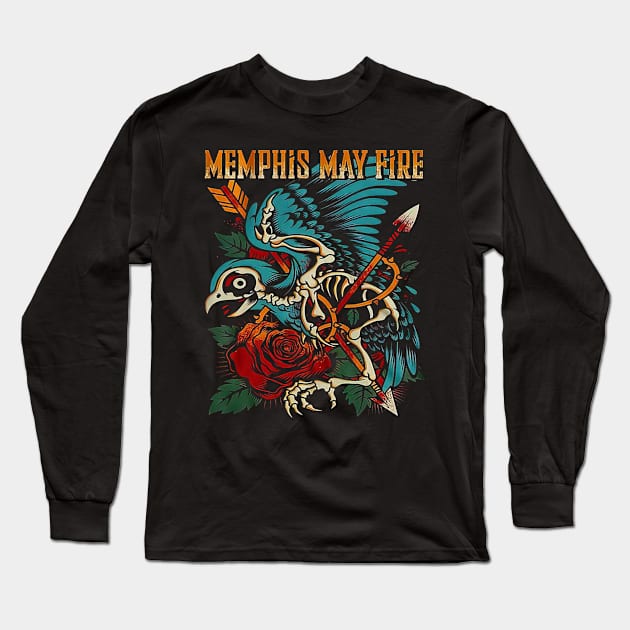 MEMPHIS MAY FIRE BAND Long Sleeve T-Shirt by rahobisona